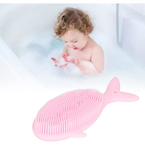 Baby Shower Borste Silikon Body Washing Tool Whale Shaped Ma,ZQKLA