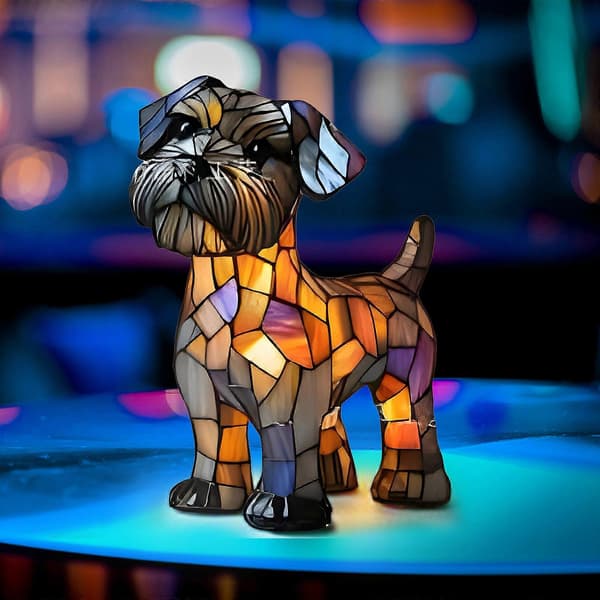 Lampe-Gravhund Lampe LED Lys Ornament