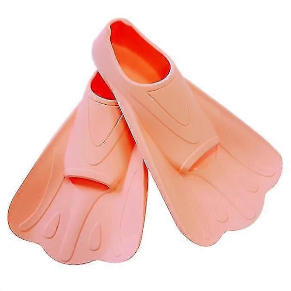 Simfötter, simträningsfötter för barn för längdsimning pink 24to26