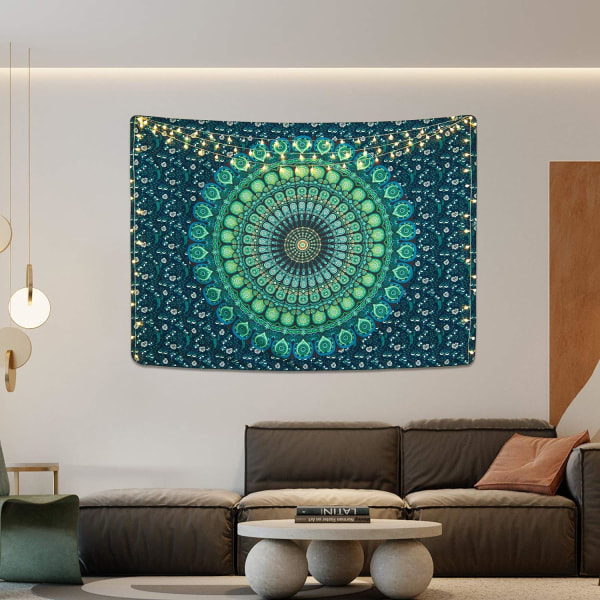 Bohemian Mandala Tapestry Hippie Tapetries Psychedelic Peac,ZQKLA