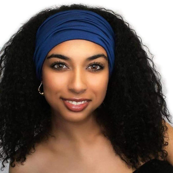 4 Stycken Hårband för Kvinnor, Brett Elastiskt Mjukt Boho Pannband Le,ZQKLA