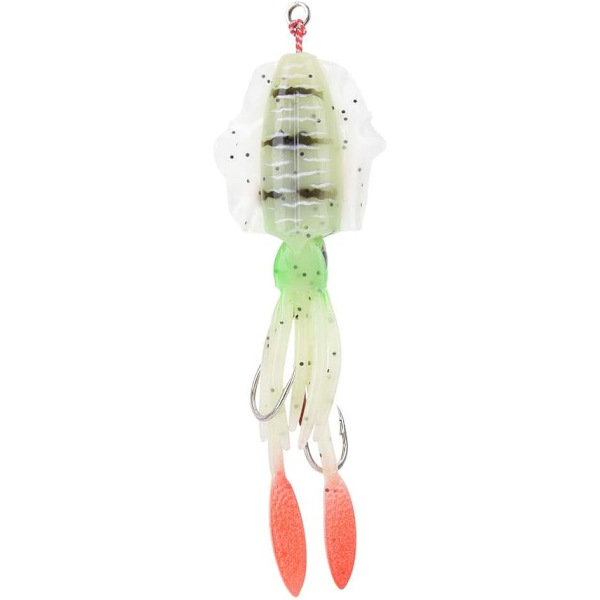 3D Ögon Bläckfiskfiskebete, Bläckfiskfiskedrag 15.3cm / 60,ZQKLA
