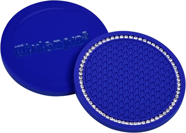 Bling Bilcoaster, 4-pak PVC Bilkoppholder Innsats Coaster - An