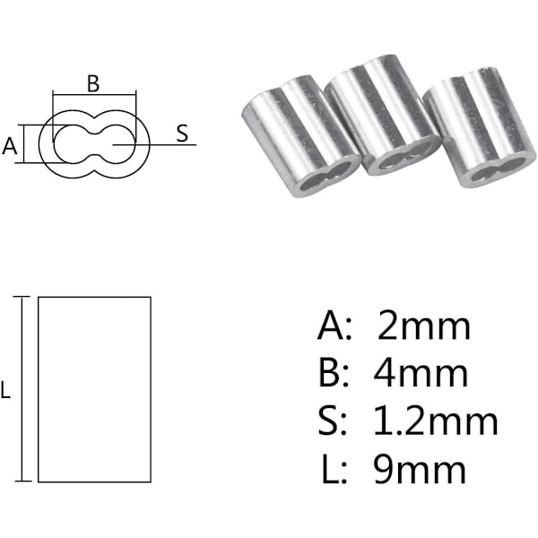 Aluminiumhylsor, Vajer Aluminiumhylsor, Aluminiumklämma, ZQKLA