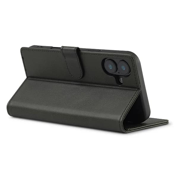 LC.IMEEKE Lommeboketui iPhone 16 Svart,su