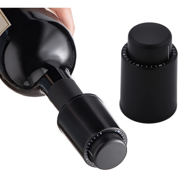 2 Pack Vacuum Wine Stopper,Vacuum Wine Bottle Stopper,Reusab,ZQKLA