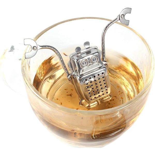 Rustfrit Stål Løsblad Te-Infuser Bold Si Filter Diffu