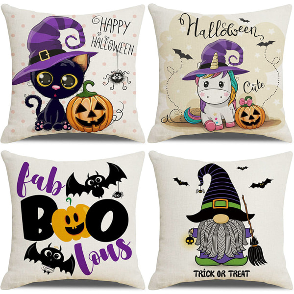 Halloween Decor Pillow Covers 18x18inch Halloween Decoration,ZQKLA