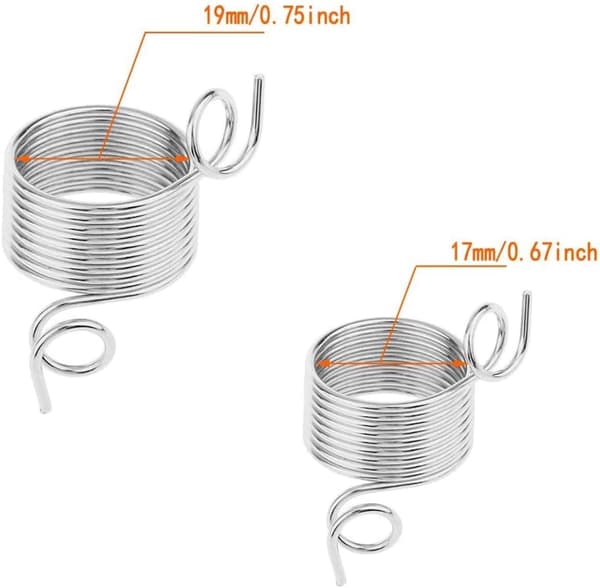 Rustfrit Stål Fingerbøl 10 STK Garnfjederguide Jacquard Wi,ZQKLA