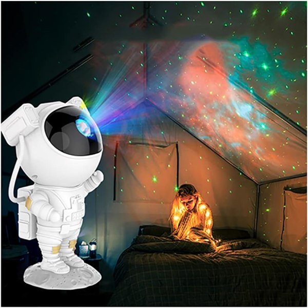 Astronaut Star Projection Light, LED Kids Night Light, Galaxy, ZQKLA