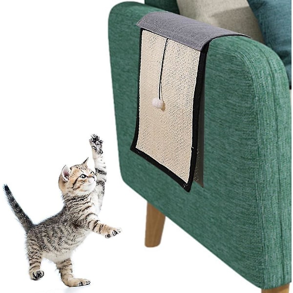 Kattklösmatta Soffskydd Naturlig Sisal Kattklösmatta Kattklös Soffskydd Klösbräda För Vässa Klor Skydda Möbler C