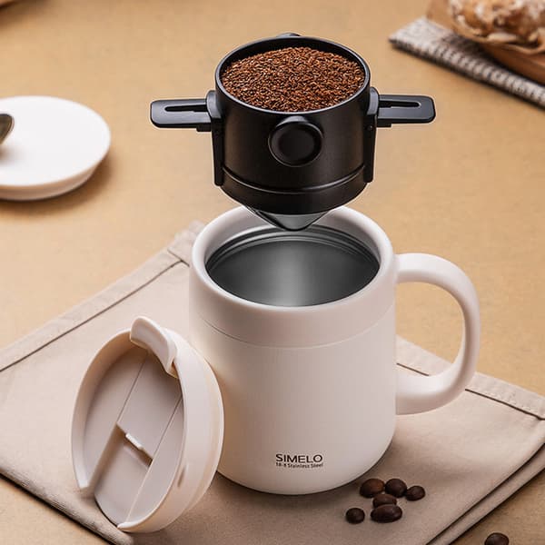 Konisk Kaffedrippfilter, Rostfritt Stål Kaffefilter C,ZQKLA