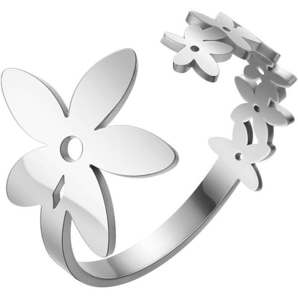 Blomsterringer for kvinner jenter blomsterring justerbar Sta, ZQKLA