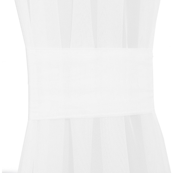 Dørgardinpanel Elegant Solid Sheer Gardin 54\"x72\" Voile,ZQKLA