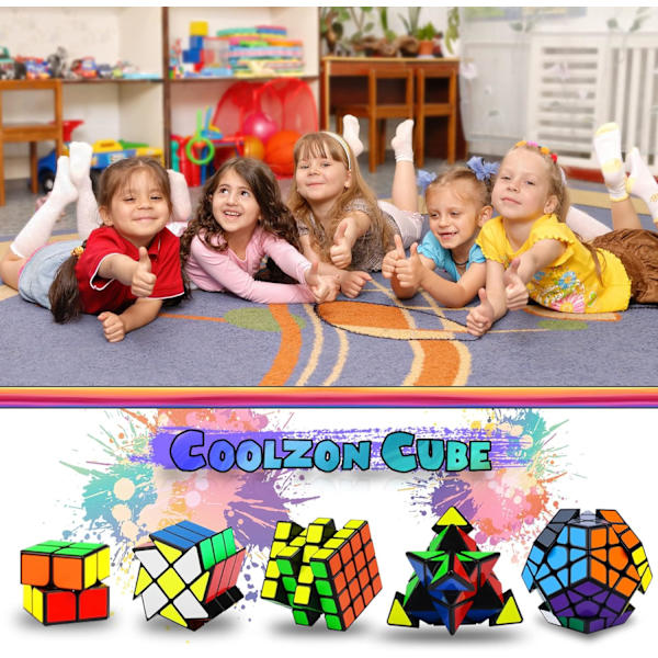 Palikkakuutiosetti Magic Cube 2x2 4x4 Fenghuolun Palikkakuutiolelu Lahja