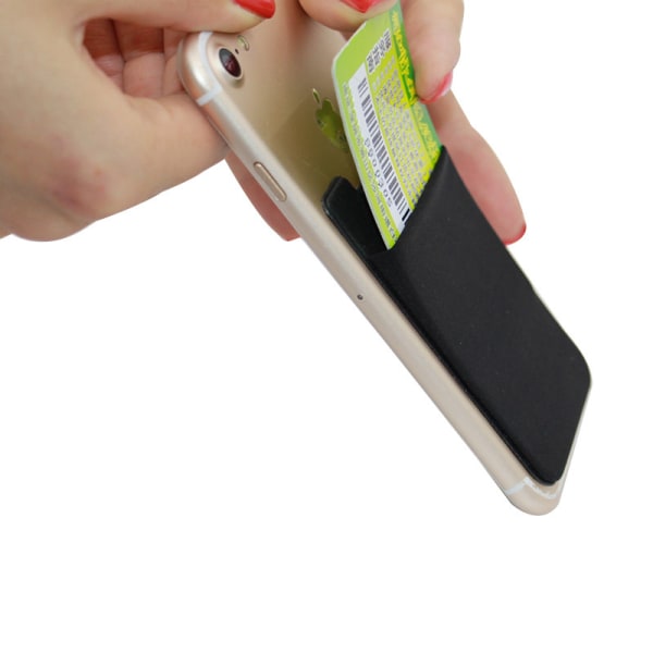 Korthållare, självhäftande påse, självhäftande mobiltelefonplånbok, S
