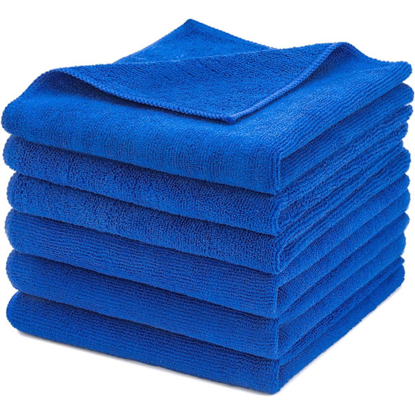 6-pack Premium Mikrofiberdukar, 300gsm Luddfria Handdukar för Vaxning, ZQKLA