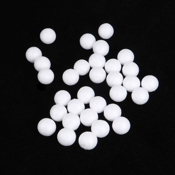 100 Stycken Vita Styrofoam-bollar DIY Styrofoam-bollar för Konst, ZQKLA