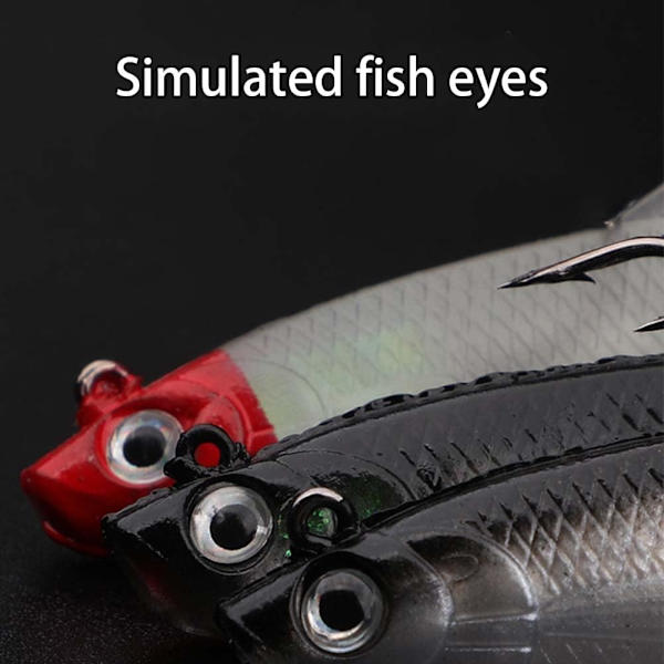 10 Stycken Predator Fiskedrag, Öringdrag, Mjukt Bete, Hav, ZQKLA