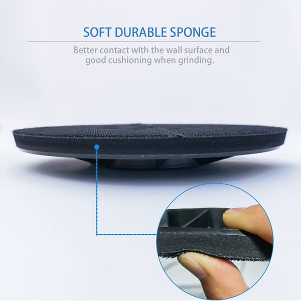 9 tommers 8-hulls slipmatte for gipsplater, erstatning