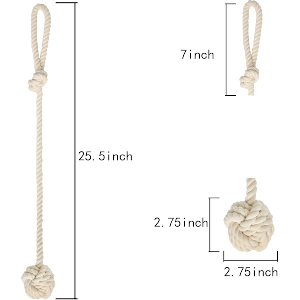Sarjan (2 beige) verhotupsuja suuren kudotun pallolla, puuvilla, ZQKLA