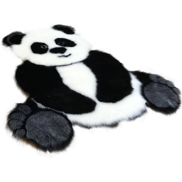 Panda Fuskpäls Shaggy Mattor, Mjuka och Silkeslena Shaggy Mattor, ZQKLA