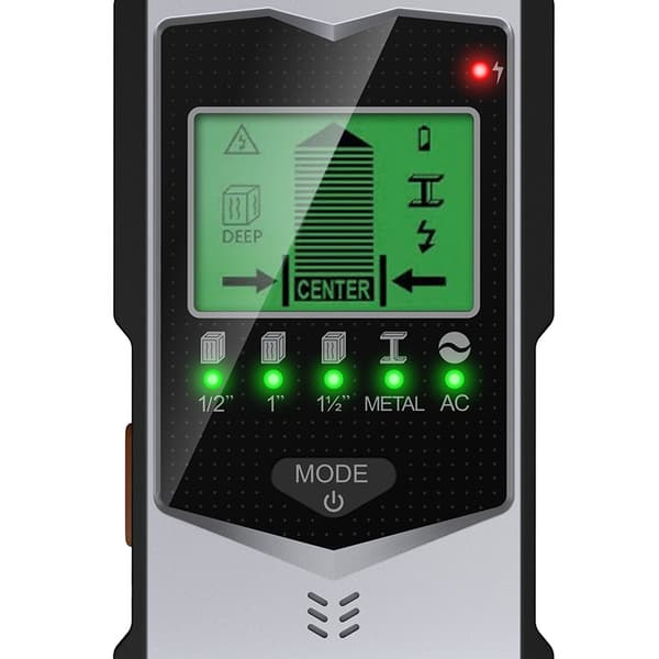 Stud Finder Vægscanner - 5 i 1 Elektronisk Stud Sensor Vægge, ZQKLA