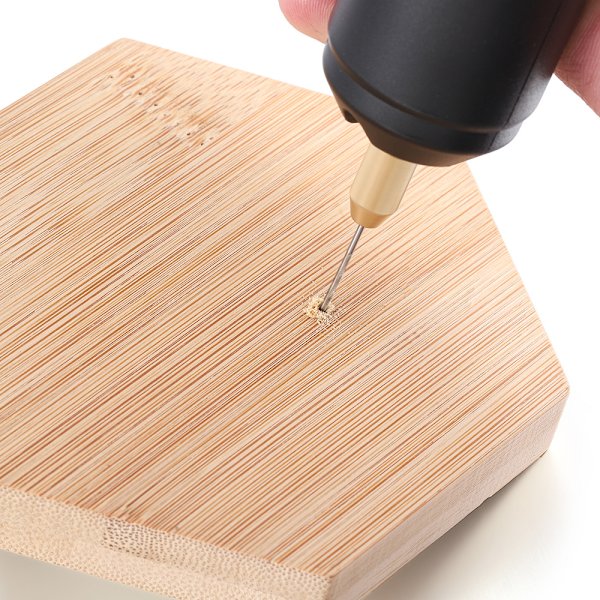 Mini Elektrisk Borr Bärbar USB-Borr med 3 st Bits Hantverk Rotar