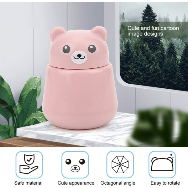 (Rosa) Pill Crusher, Portable Cute Animal Pill Crusher, Baby,ZQKLA