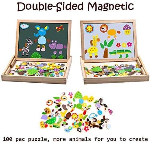 100 Biter Magnetiske Trepuslespill, Magnetisk Dobbeltsidig B