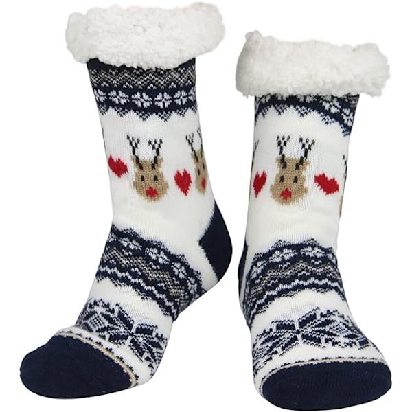 Svarta Toffelsockor för Kvinnor med Grepp - Vinter Halkfria, ZQKLA