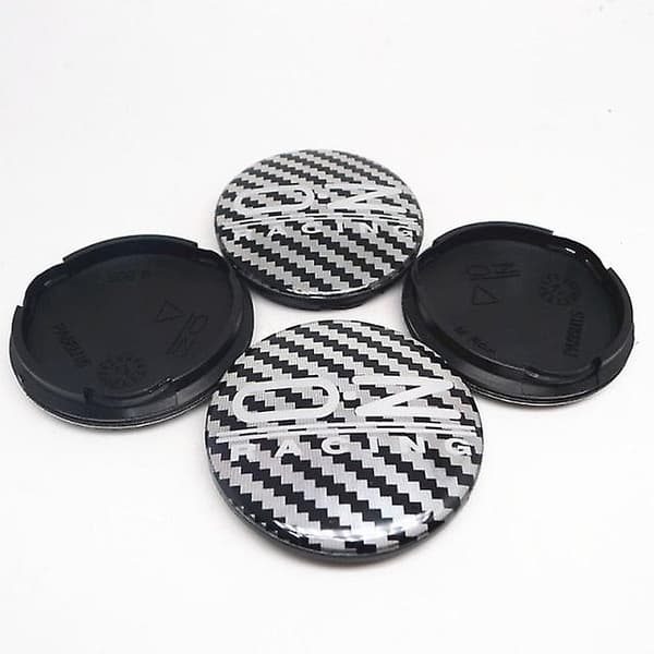 4 stk. til oz racing m595 bil hjulcenter 62mm - FARVE: Sølv rd