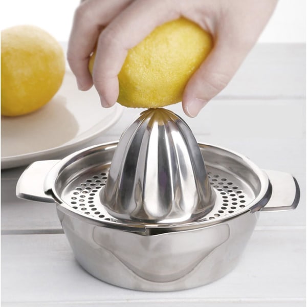 Manuel citruspresser, vaskbar rustfrit stål citron appelsin L, ZQKLA
