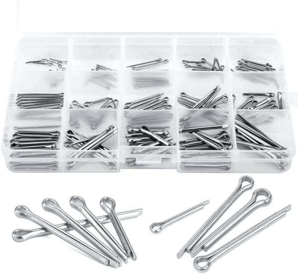 Splint 150 Stykker 304 Rustfrit Stål Låsesplint Sortiment, ZQKLA