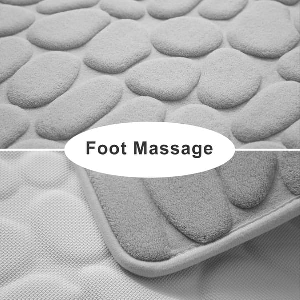 Memory Foam Bademåtte Skridsikker Bademåtte Premium Vandabsorberende Ba