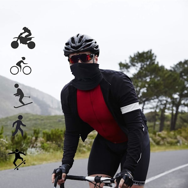 Rørformet Halsvarmer Hurtig Tørk Multi-Bruk Unisex Elastisk Hodebånd, ZQKLA