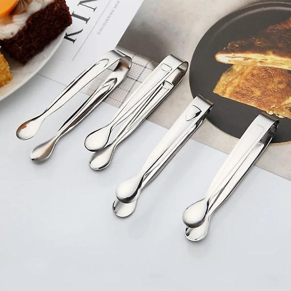 2-pack rostfria kaffesugarstänger Bbq grilltänger