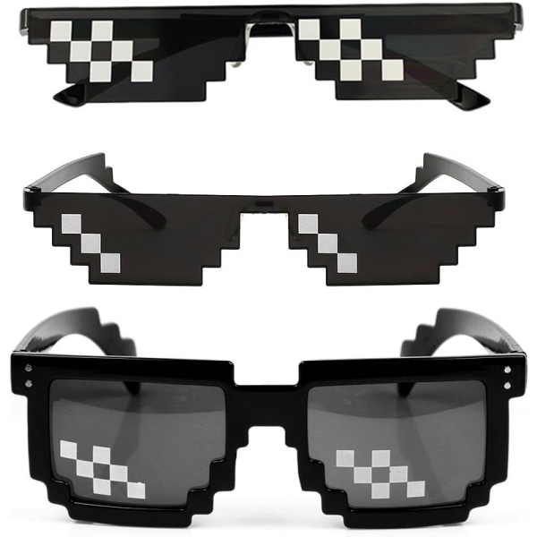 Thug Life 3 par glasssolbriller for menn og kvinner med 8 ,ZQKLA