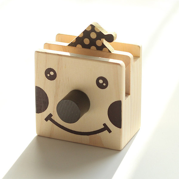 （Klovn）Multifunktionel Pen Brilleholder Træ Brilleholder, ZQKLA