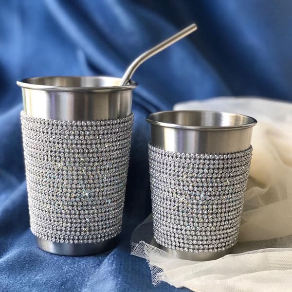 Dewenwils 2-pack 304 rostfritt stål högkvalitativa kaffekoppar