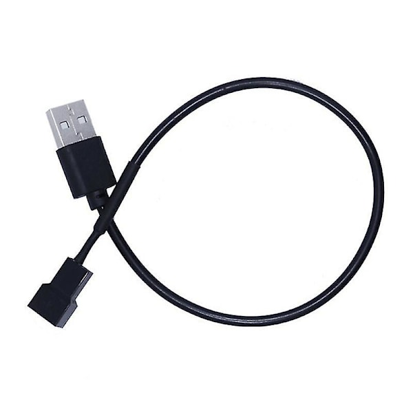 30 cm USB-uros - 3-nastainen adapterikaapeli PC-tietokoneen kotelon CPU-tuulettimelle