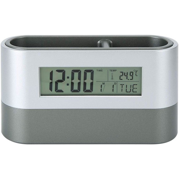 Elektronisk Pennburk, Bakgrundsbelyst Kalender, Pennhållare, Multifunktionell, ZQKLA