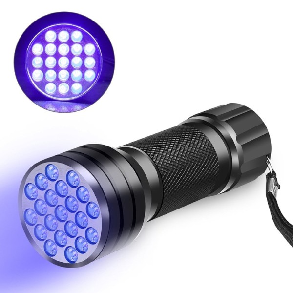 Black Light Ficklampa - Uv Black Light - Ultraviolett lampa W,ZQKLA