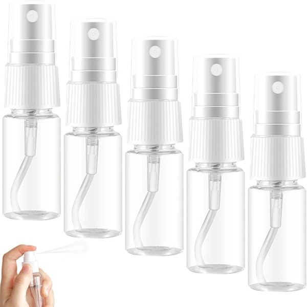 5 stycken 15 ml tomma sprayflaskor, plastsprayflaskor, tomma bo