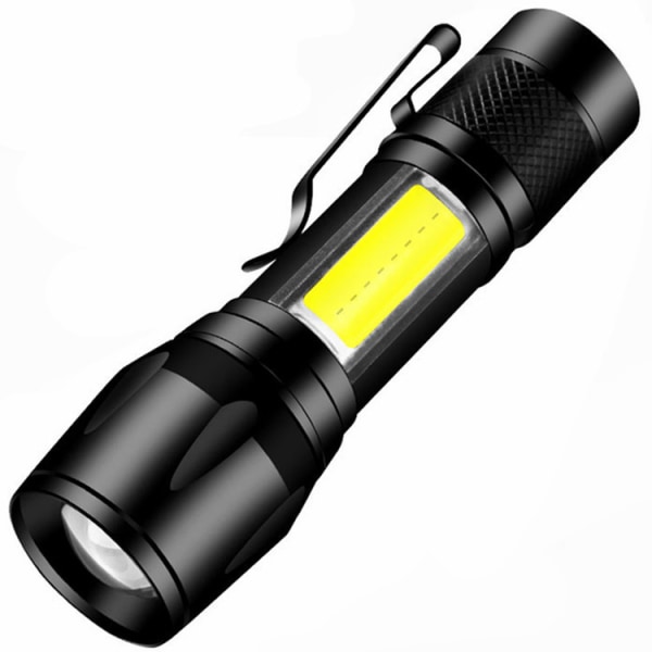 LED-ficklampa USB uppladdningsbar mini bärbar super ljus h,ZQKLA