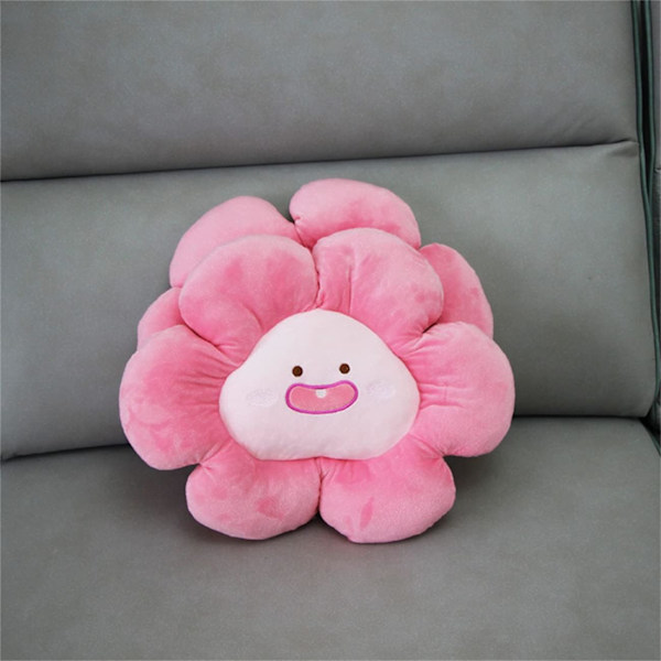 Plush Smiley Solsikke Pute Smiley Pute Nap Pute Cush,ZQKLA