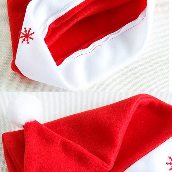 Julhatt Tomtehatt, 4 st Julhatt Röd Hatt Julhatt