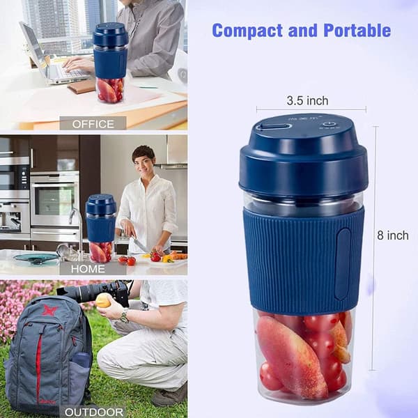 Bærbar Blenderbeholder, USB Elektrisk Juicer Multifunksjonsblender
