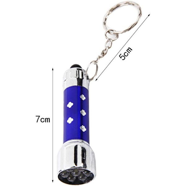 8 stycken LED Mini Ficklampa, Nyckelring LED Ficklampor f,ZQKLA