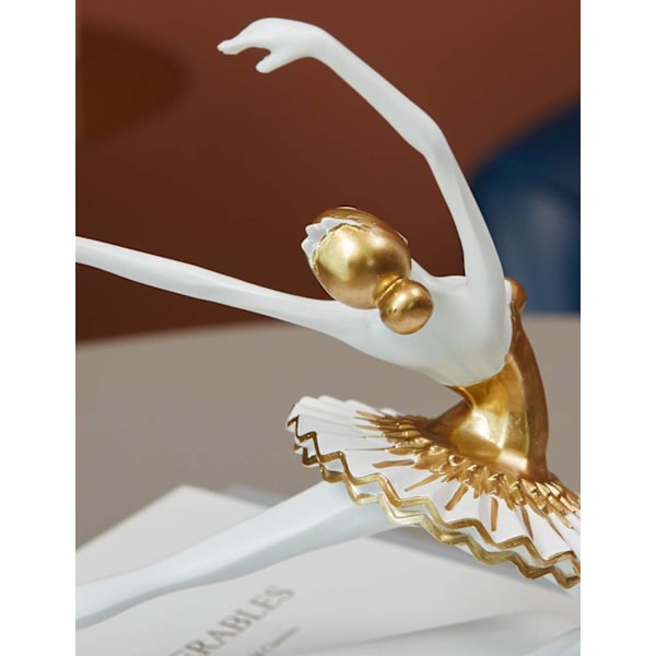 Ballerina Staty Figur Skulptur Dansare Kvinna Present Polyr,ZQKLA